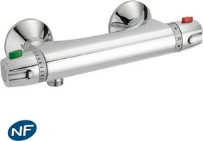 Glam termostatyczna bateria prysznicowa chromowana - Huber