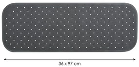 Spirella Antypoślizgowa mata do wanny CLASSPremium, szara, 36 x 97 cm