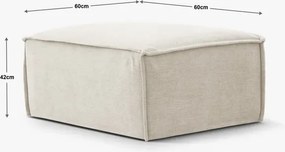 Puf Milton Zielony Tkanina Strukturalna 60/60/42 Zdejmowany Pokrowiec Micadoni