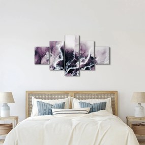 Obraz - Fioletowy marmur N⁰2 (125x70 cm)