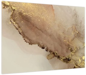 Obraz - Złoty brokat (70x50 cm)