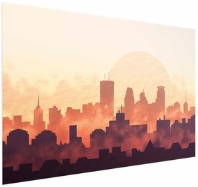Plakat Żar miasta 90x60 cm bez ramy bez marginesu ARTGEIST B