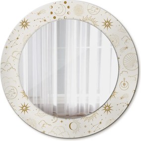 Lustro dekoracyjne okrągłe Mistyczny ezoteryczny wzór