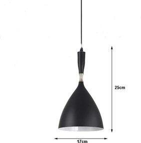 Lampa sufitowa loftowa metalowa wisząca AT1-1SZ-Biała