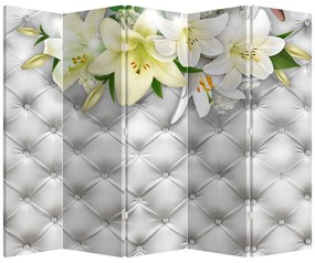 Parawan - Kwiaty lilii (210x170 cm)