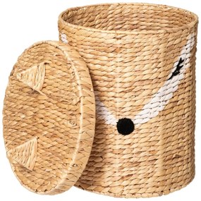 Kosz na zabawki zamykany Lisek, Ø 37 cm