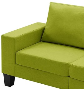 2-osobowa sofa zielona z podłokietnikami - Lurra 2Q