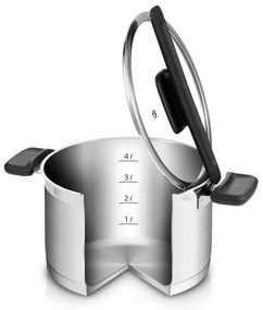 Zestaw garnków ze stali nierdzewnej 6 el. Compact – Tescoma