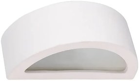 Biały ceramiczny minimalistyczny kinkiet H2-F14