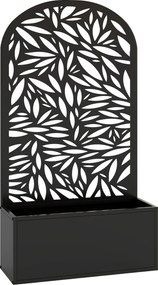 Outsunny podwyższona donica metalowa z kratą, montaż na ścianie lub donica stojąca z osłoną | Aosom PL