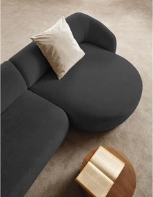 Narożnik NOBO Prawostronny system modułowy tkanina DressME 18 Szary