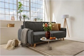 Szara sztruksowa rozkładana sofa 218 cm Tori – Bonami Selection