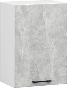 Wisząca szafka do kuchni z półkami w kolorze beton G9-H34