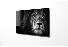 Szklany obraz 70x50 cm Lion – Wallity