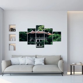 Obraz z japońskiego ogrodu narodowego (125x70 cm)