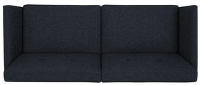Ciemnoniebieska rozkładana sofa 205 cm Regal – Novogratz
