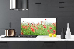 Panel nad blat kuchenny Krwistoczerwone Maki