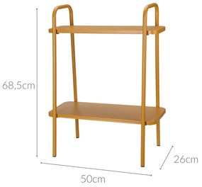Stojak na rośliny metalowy, 50 x 26 x 66 cm