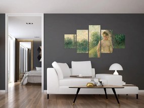 Obraz - Camille Pissarro, The Bather, reprodukcje (125x70 cm)