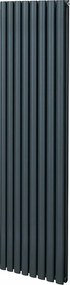 Grzejnik kolumnowy owalny – 1800 mm x 480 mm – antracytowo-szary