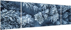 Obraz - Śnieżny las (170x50 cm)