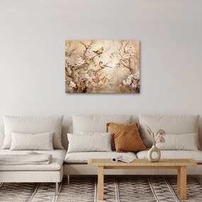 Obraz - Obraz ptaka w stylu vintage II. (70x50 cm)