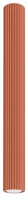Plafon KARBON 60 ochra czerwona ryflowany SOLLUX  LIGHTING