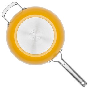 Patelnia z pokrywką/z powłoką ceramiczną wok ø 28 cm Meda 3.0 – FABINI