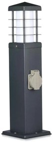 Lampa zewnętrzna z gniazdami 1xE27/13W/230V IP44