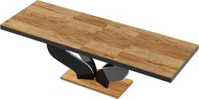 Rozkładany stół z dębowym dekorem na blacie Viva Hubertus