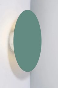 Zielony metalowy kinkiet LED 15 cm V048 N5-D94