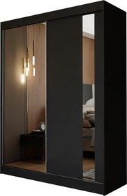Szafa GRAZIA - Czarny / Bez szuflad / 150 cm