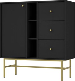 Komoda TORINO 100 cm do Salonu Sypialni Grafit
