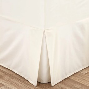 Kremowy pokrowiec na ramę łóżka z perkalu z gumką 90x190 cm Easy Iron Percale – Catherine Lansfield