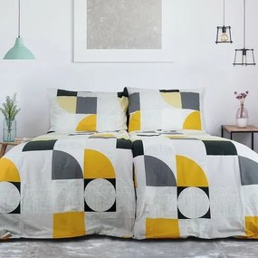 B.E.S. Petrovice Pościel z kory Top Class Geometries, 140 x 200 cm, 70 x 90 cm