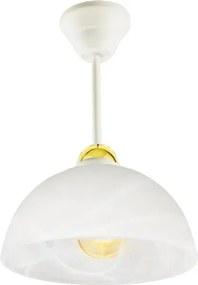 Biała nowoczesna lampa sufitowa - S6-E19