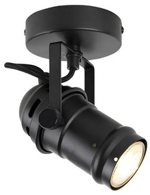 Industrialny reflektor czarny obrotowy i pochylany bez klosza - Movie