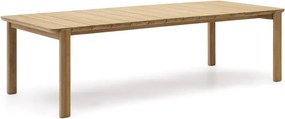 Stół ogrodowy z litego drewna tekowego 102x220 cm Icaro – Kave Home