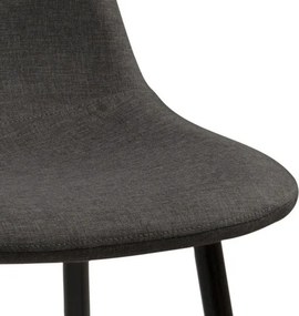 Tapicerowane krzesło na metalowych nogach Wilma Actona grey