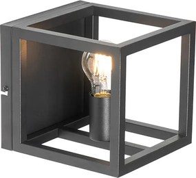 Industrialna lampa ścienna czarna - Cage