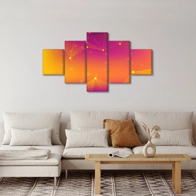 Kolorowy abstrakcyjny obraz (125x70 cm)