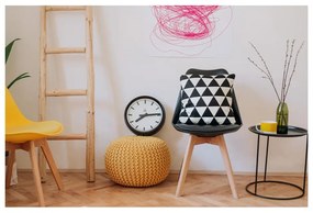 Zestaw 2 czarnych krzeseł z bukowymi nogami Bonami Essentials Retro