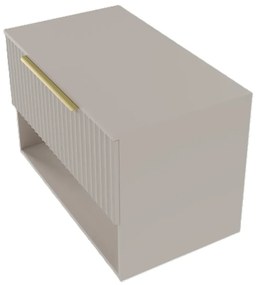Szafka pod umywalkę nablatową TIBU 2.0 1S 80cm kaszmirowa STRAMA