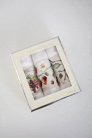 Ręczniki kuchenne BRUNCH FRUIT, 3 szt Biały