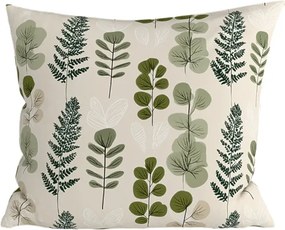 Poszewka na poduszkę z mikrofibry SCANDI NATURE 45x45 cm, zielony
