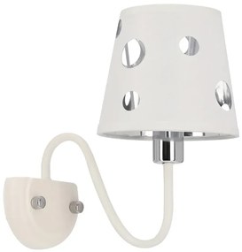 Biały metalowy kinkiet ścienny - D218 P0-S30