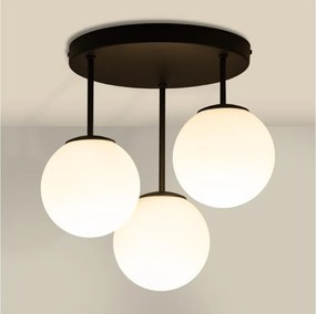 Przysufitowy żyrandol MOONLIGHT 3xE27/15W/230V czarny