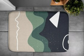 Dywanik antypoślizgowy do łazienki Dywanik antypoślizgowy do łazienki Geometryczny Wzór