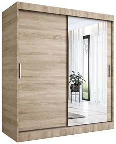 Szafa przesuwna dąb sonoma 180 cm - Massi 5X