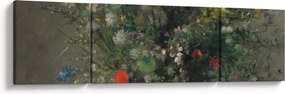 Obraz - Auguste Renoir,  Flowers in a Vase, reprodukcje (170x50 cm)